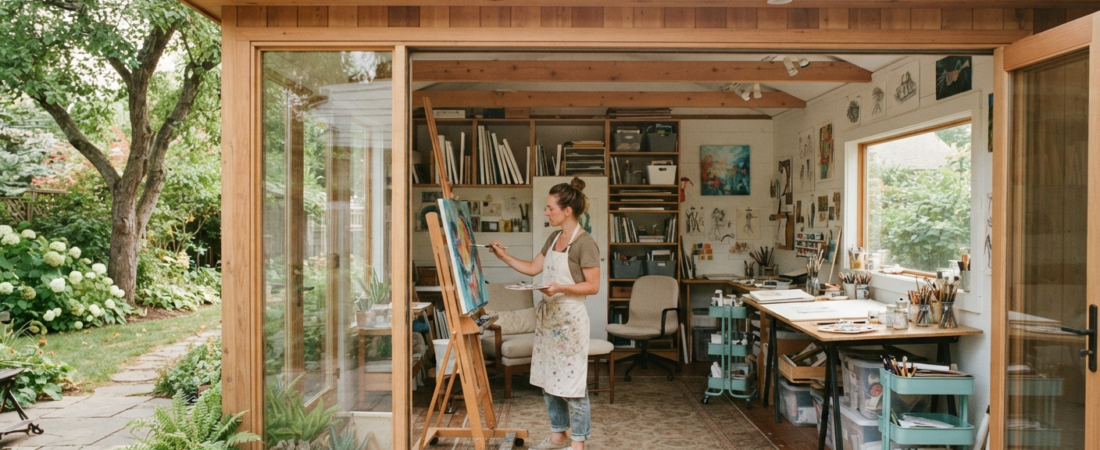 Art Studio Shed Plans: Optimize Space & Natural Light