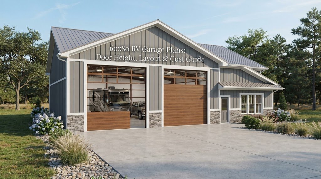 60×80 RV Garage Plans: Door Height, Layout & Cost Guide