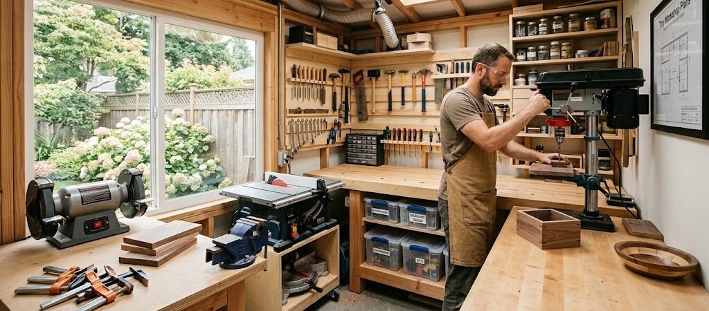 Tiny Workshop Plans for Compact DIY Spaces