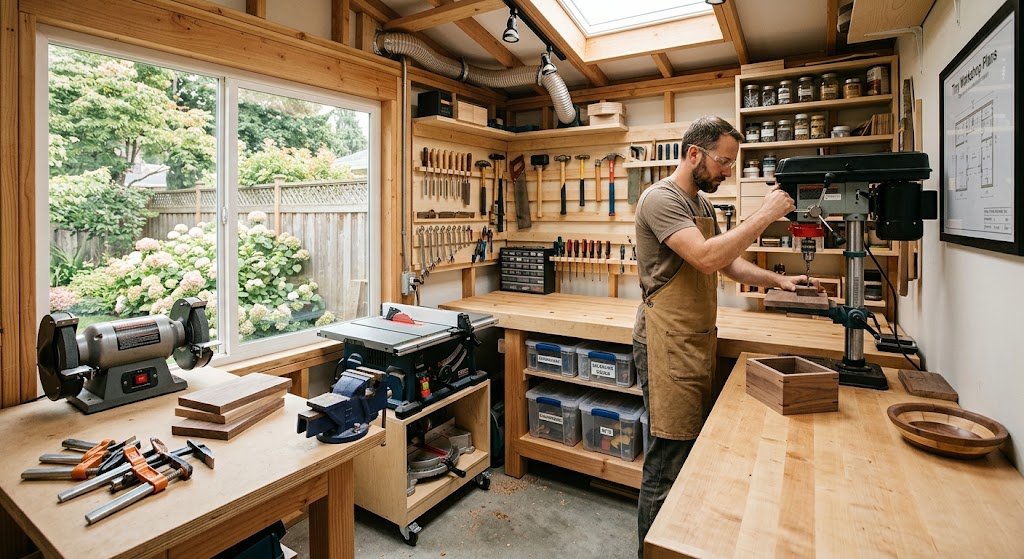 Tiny Workshop Plans for Compact DIY Spaces