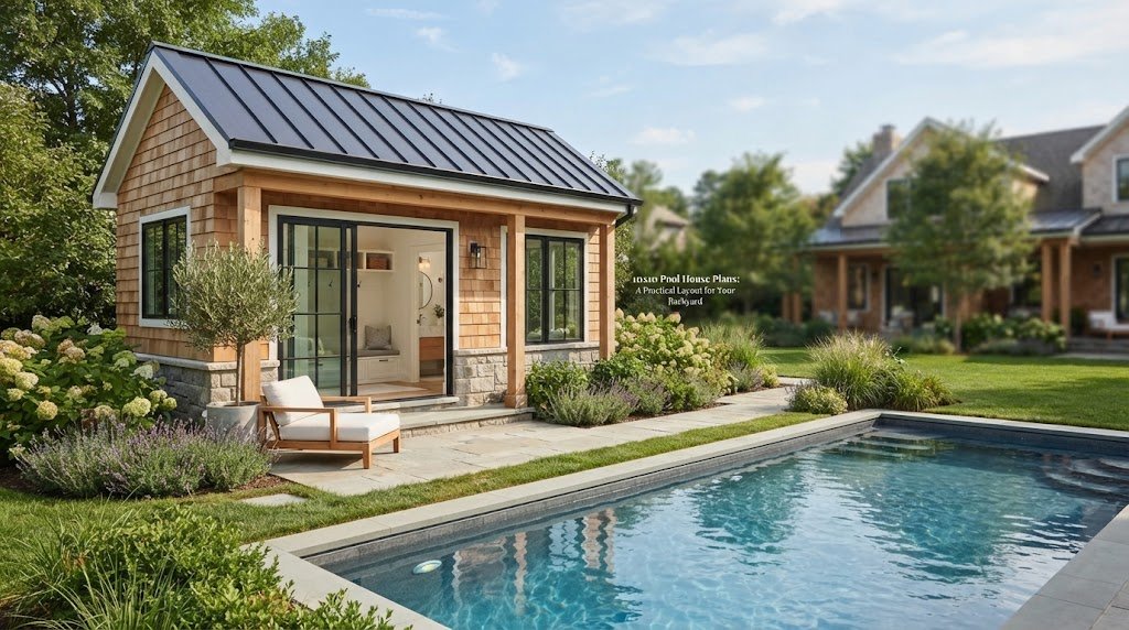 10×10 Pool House Plans: A Practical Layout for Your Backyard