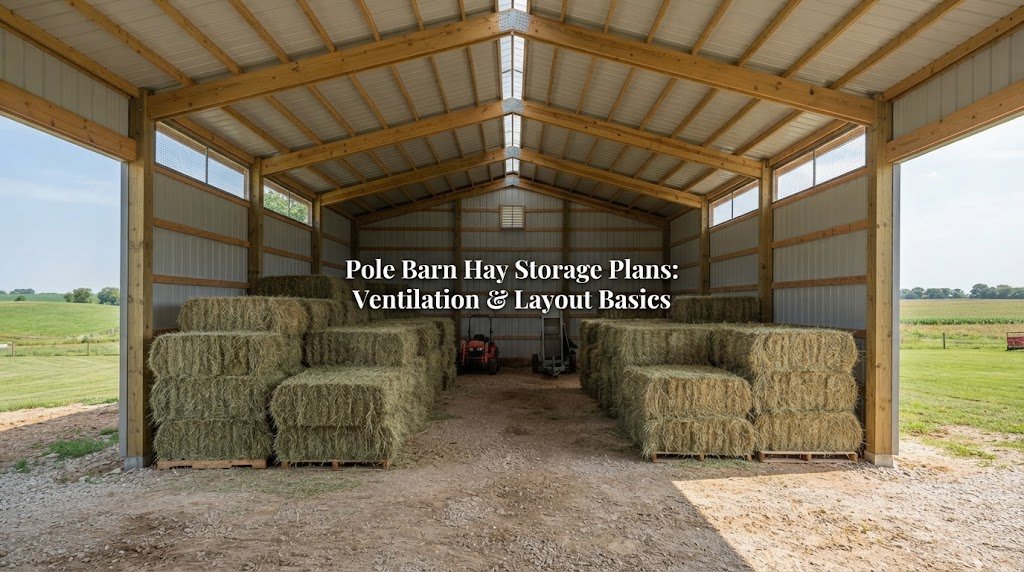 Pole Barn Hay Storage Plans: Ventilation & Layout Basics