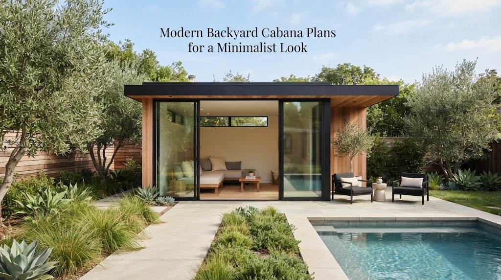 Modern Backyard Cabana Plans for a Minimalist Look