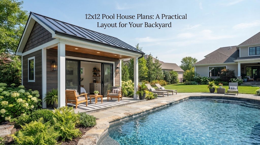 12×12 Pool House Plans: A Practical Layout for Your Backyard