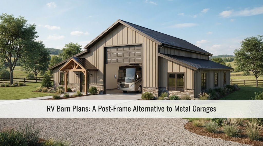 RV Barn Plans: A Post-Frame Alternative to Metal Garages