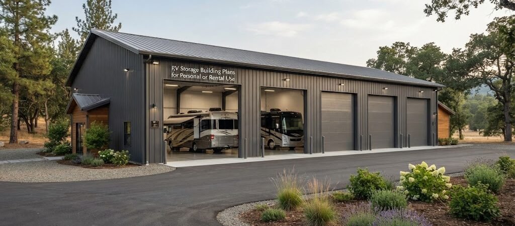 RV Storage Building Plans for Personal or Rental Use