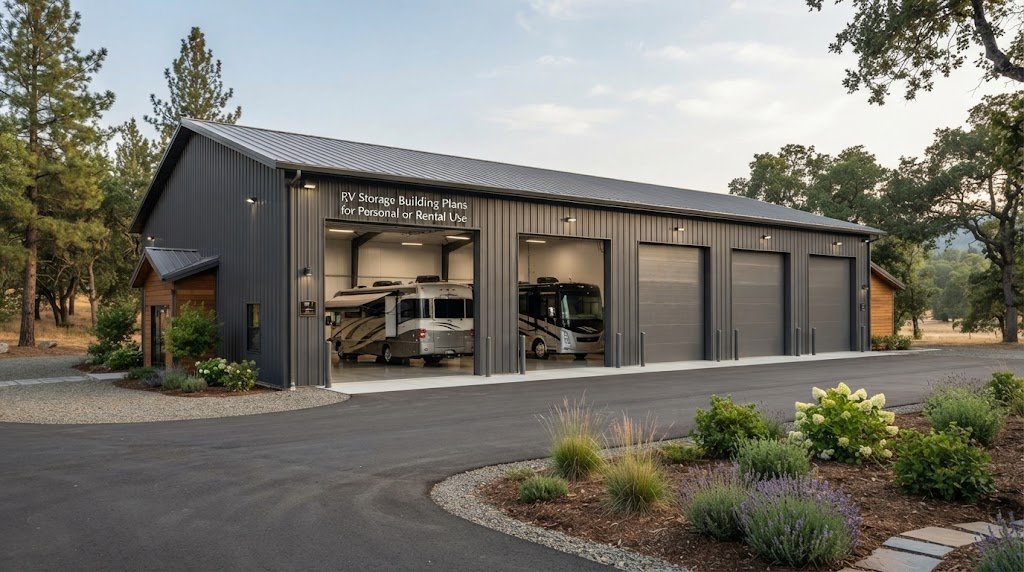 RV Storage Building Plans for Personal or Rental Use