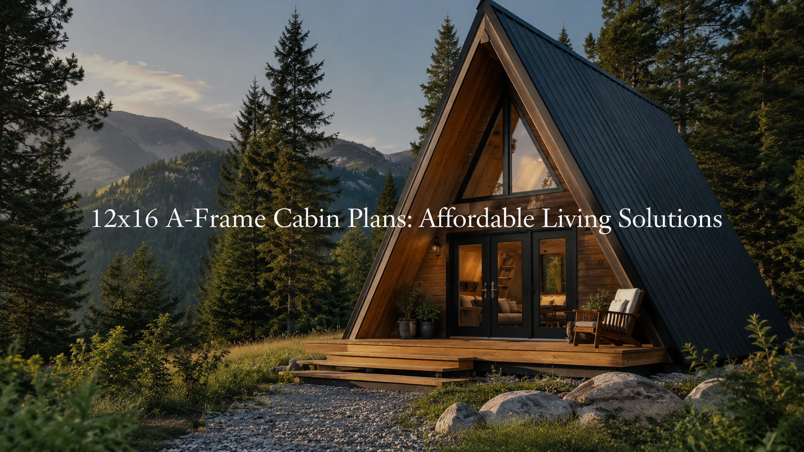 12×16 A-Frame Cabin Plans: Your Ideal Compact Home