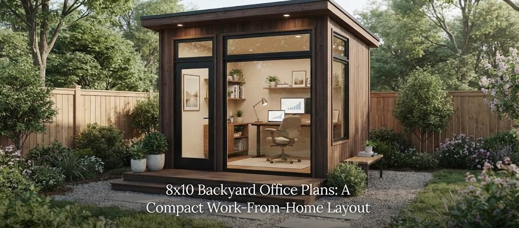 8×10 Backyard Office Plans: A Compact Work-From-Home Layout