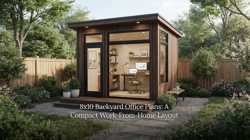 8×10 Backyard Office Plans: A Compact Work-From-Home Layout