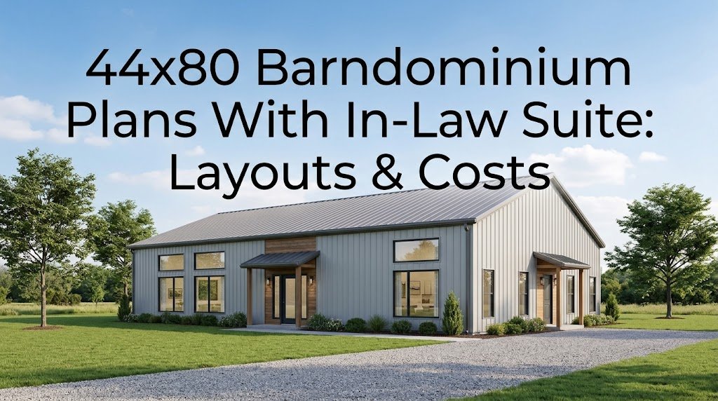In-Law Suite Ideas for 44×80 Barndominiums: Layouts & Costs
