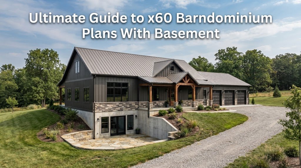 x60 Barndominium Plans with Basement: Maximize Your Space