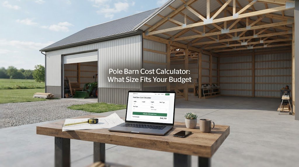 Pole Barn Cost Calculator: What Size Fits Your Budget