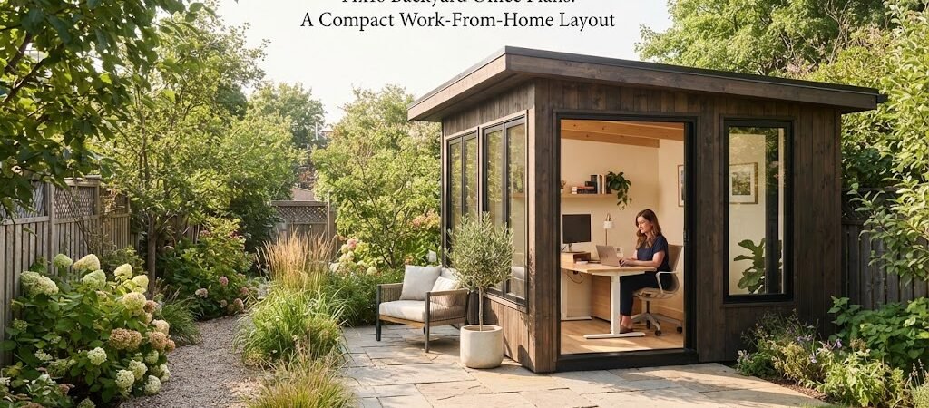 14×16 Backyard Office Plans: A Compact Work-From-Home Layout