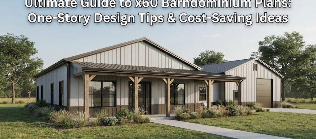 x60 Barndominium Plans: One-Story Design Tips & Savings Ideas