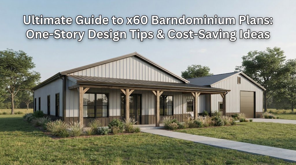 x60 Barndominium Plans: One-Story Design Tips & Savings Ideas