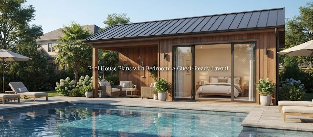 Pool House Plans with Bedroom: A Guest-Ready Layout