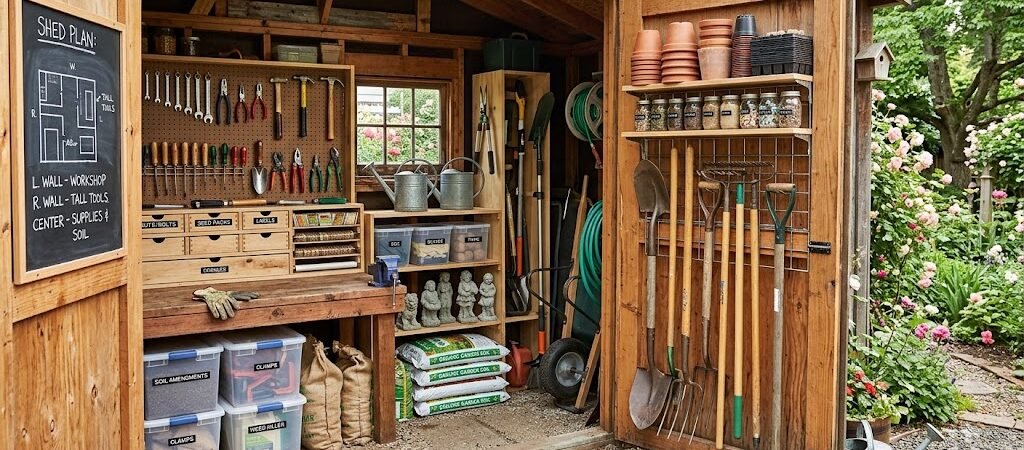 Smart Garden Shed Plans for Efficient Storage and Organization