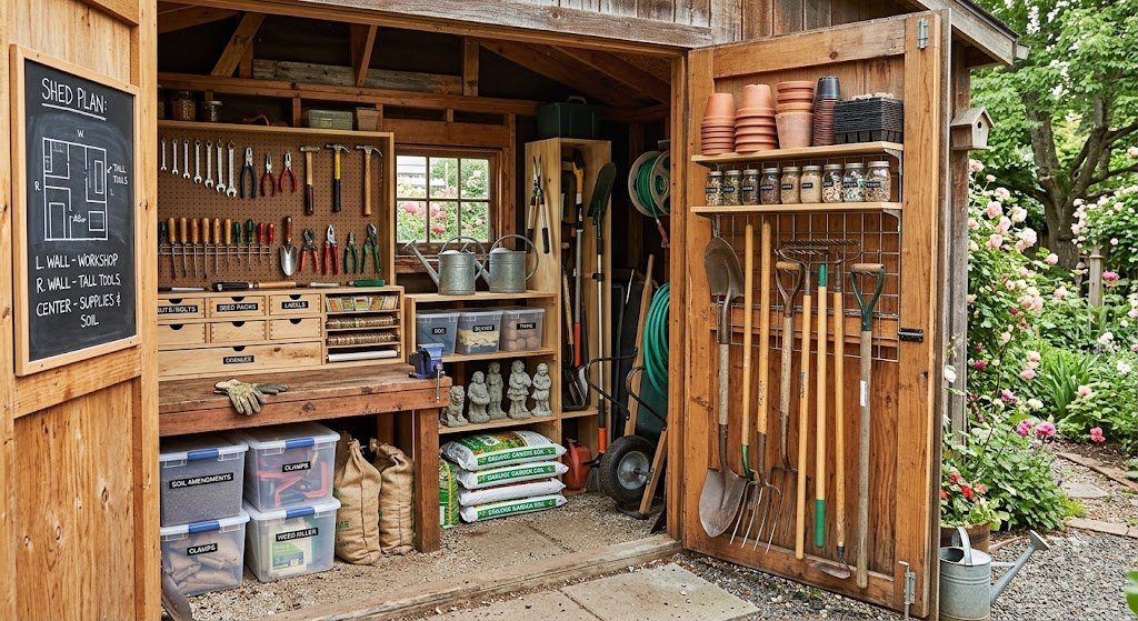 Smart Garden Shed Plans for Efficient Storage and Organization