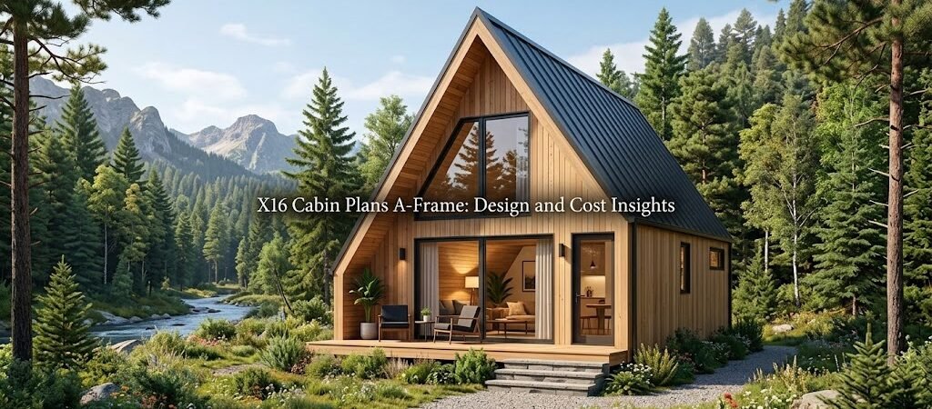 X16 A-Frame Cabin Plans: Affordable Insights for Homeowners