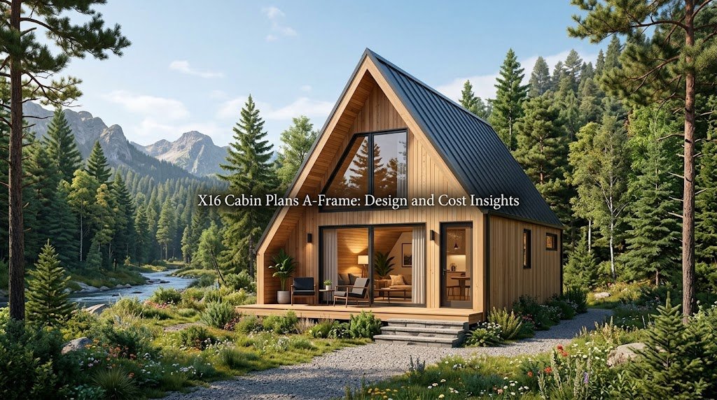 X16 A-Frame Cabin Plans: Affordable Insights for Homeowners