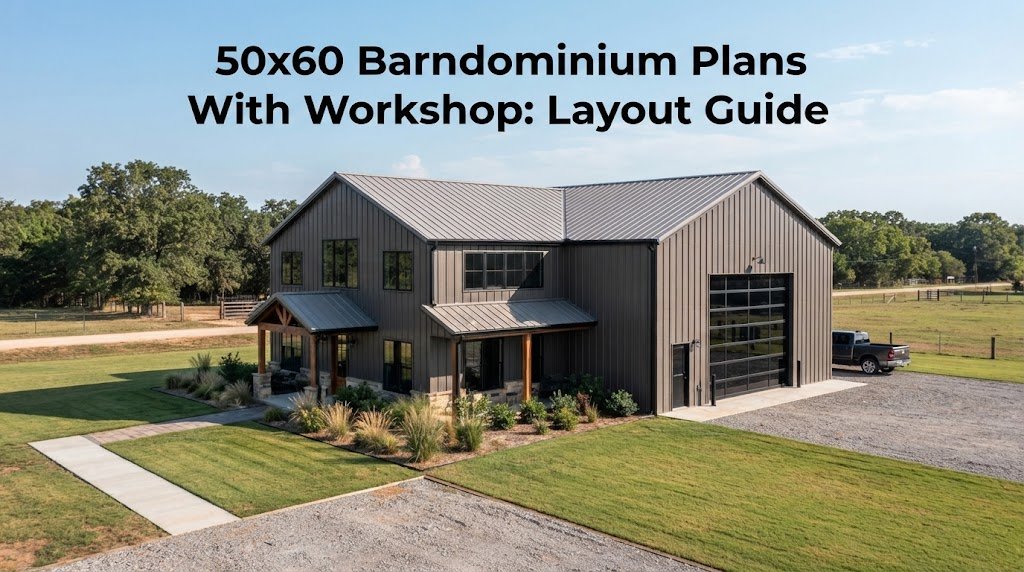 50×60 Barndominium Plans With Workshop: Layout Strategies