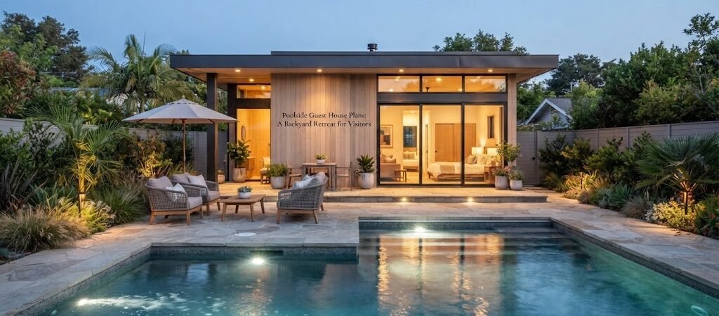 Poolside Guest House Plans: A Backyard Retreat for Visitors