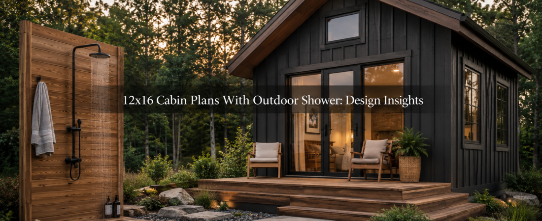 12×16 Cabin Plans with Outdoor Shower: Design Essentials