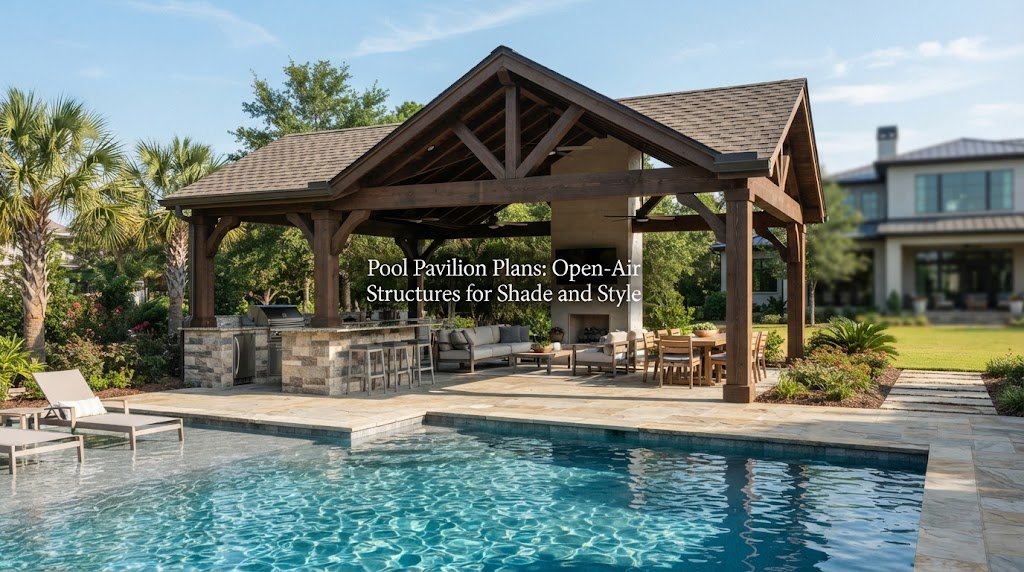 Pool Pavilion Plans: Open-Air Structures for Shade and Style