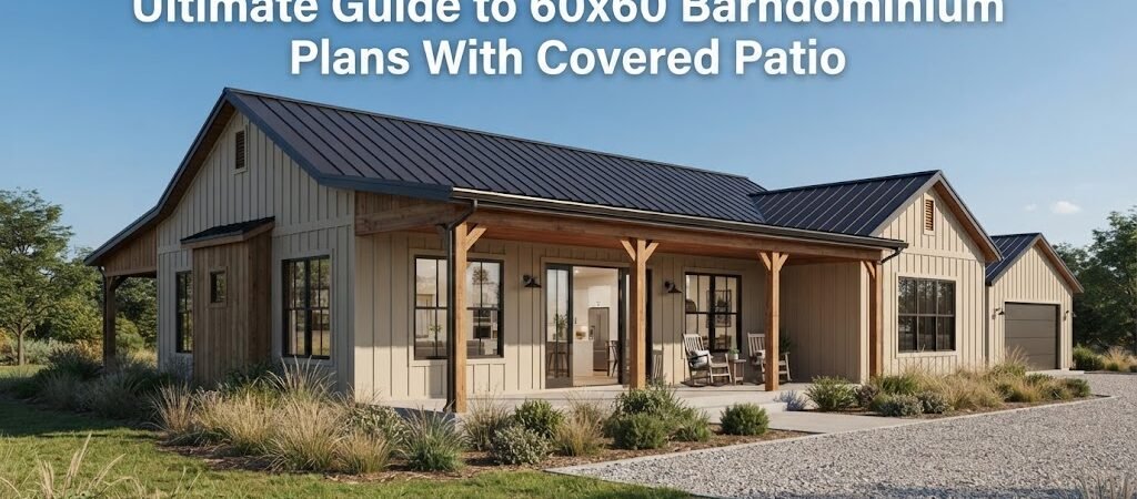 Explore x60 Barndominium Plans With Covered Patio