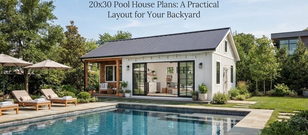 20×30 Pool House Plans: A Practical Layout for Your Backyard
