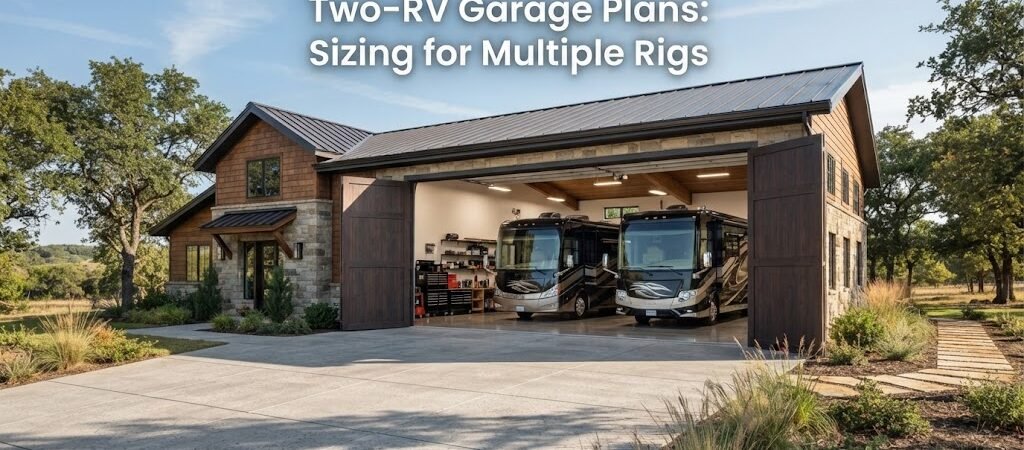 Two-RV Garage Plans: Sizing for Multiple Rigs
