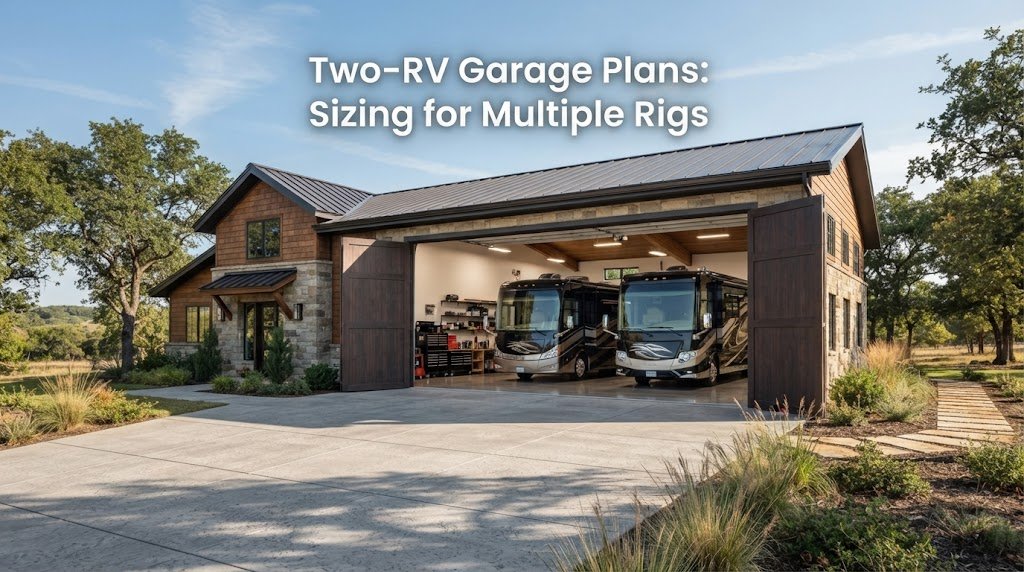 Two-RV Garage Plans: Sizing for Multiple Rigs