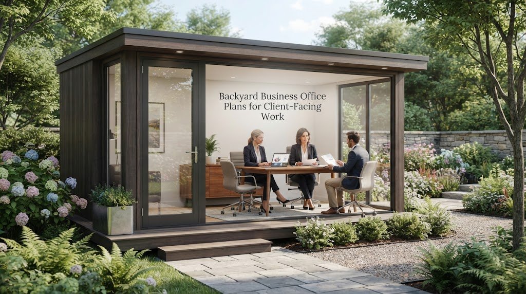 Backyard Business Office Plans for Client-Facing Work