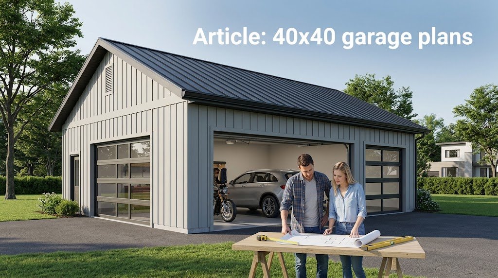 30×40 Garage Plans: Multi-Car Workshop Design Ideas