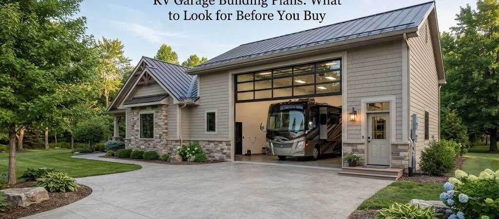 RV Garage Building Plans: What to Look for Before You Buy