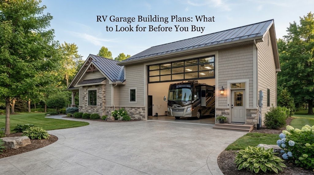 RV Garage Building Plans: What to Look for Before You Buy