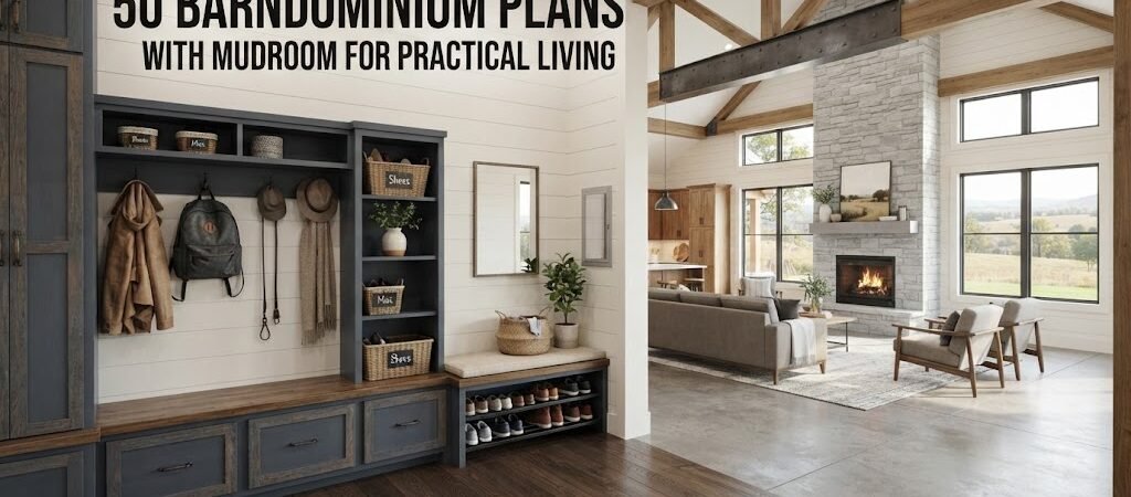 50 Unique Barndominium Plans Featuring Mudrooms for Homeowners