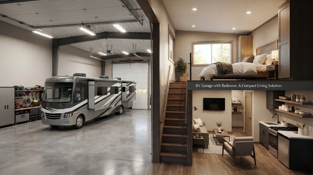 RV Garage with Bedroom: Smart Storage and Living Solutions