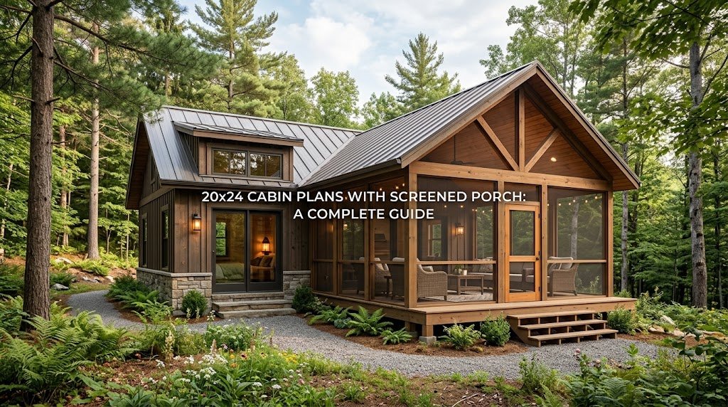 20×24 Cabin Plans with Screened Porch: Design & Benefits