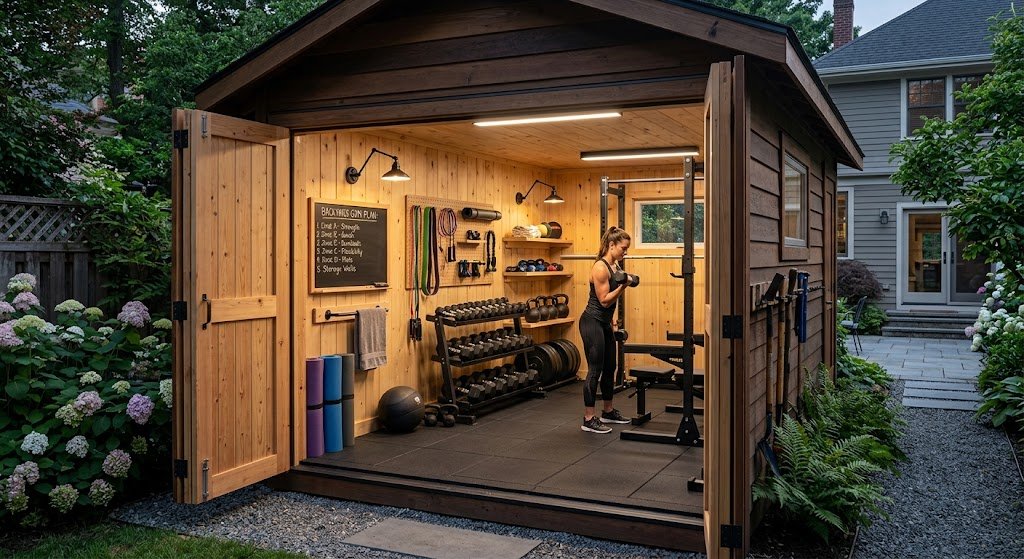 Shed Gym Plans: Build Your Compact Backyard Fitness Space