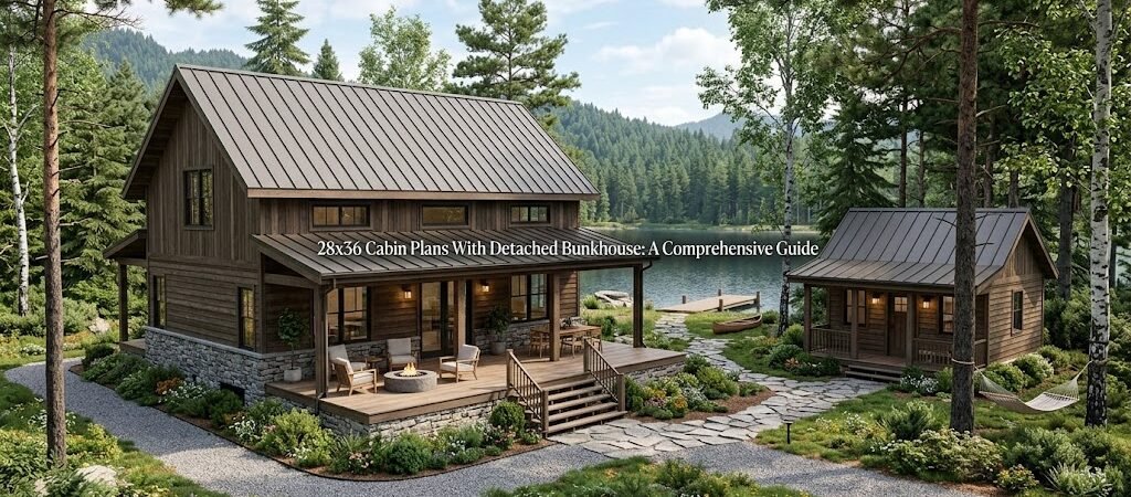 28×36 Cabin Plans with Detached Bunkhouse: Your Guide
