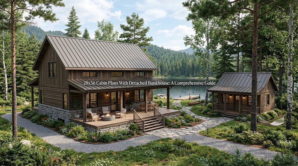 28×36 Cabin Plans with Detached Bunkhouse: Your Guide