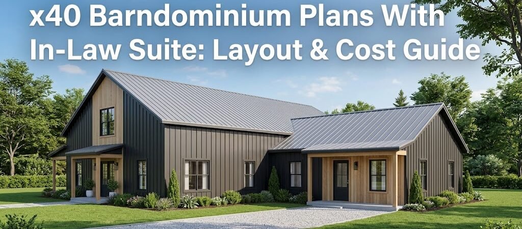 Top x40 Barndominium Plans With In-Law Suite for Functional Living