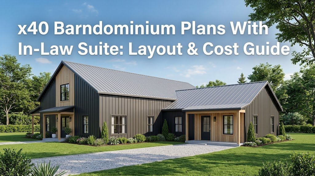 Top x40 Barndominium Plans With In-Law Suite for Functional Living