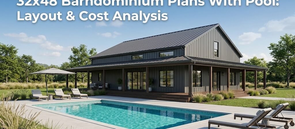 32×48 Barndominium Plans with Pool: Cost & Design Insights