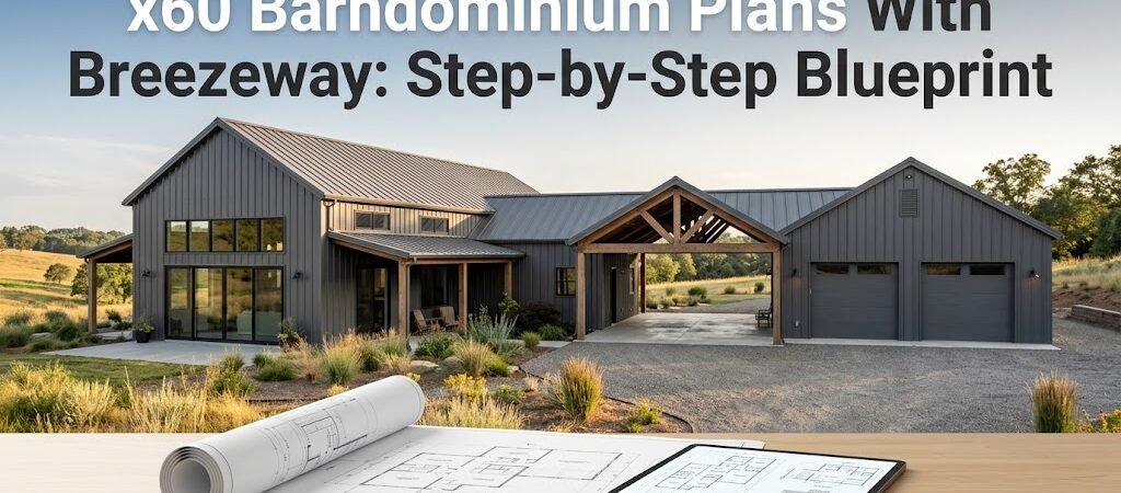 Explore 60x Barndominium Plans with Breezeway: Layout Insights