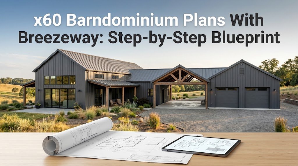 Explore 60x Barndominium Plans with Breezeway: Layout Insights