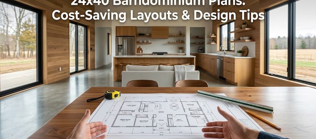 Cost-Saving 24×40 Barndominium Plans for Smart Living