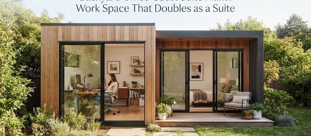 Backyard Office Guest Suite Plans: Work Space That Doubles as a Suite